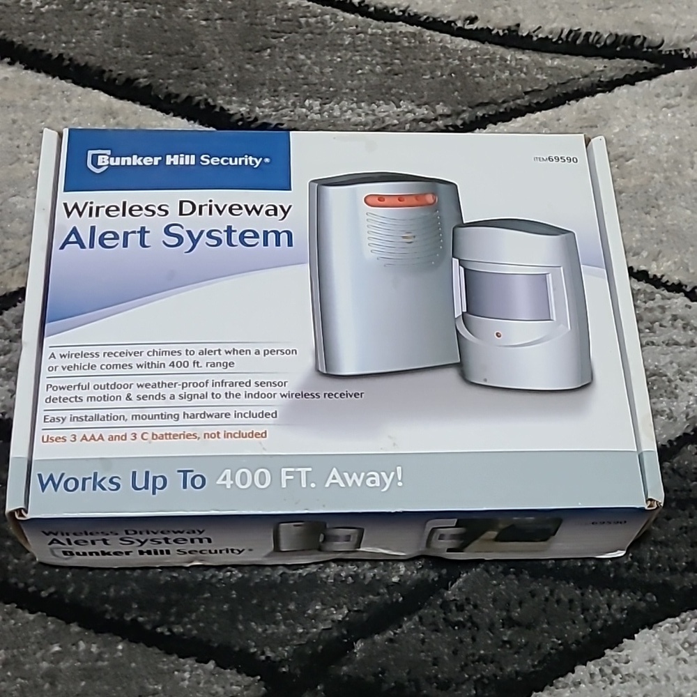 BUNKER HILL SECURITY WIRELESS DRIVEWAY ALERT SYSTEM